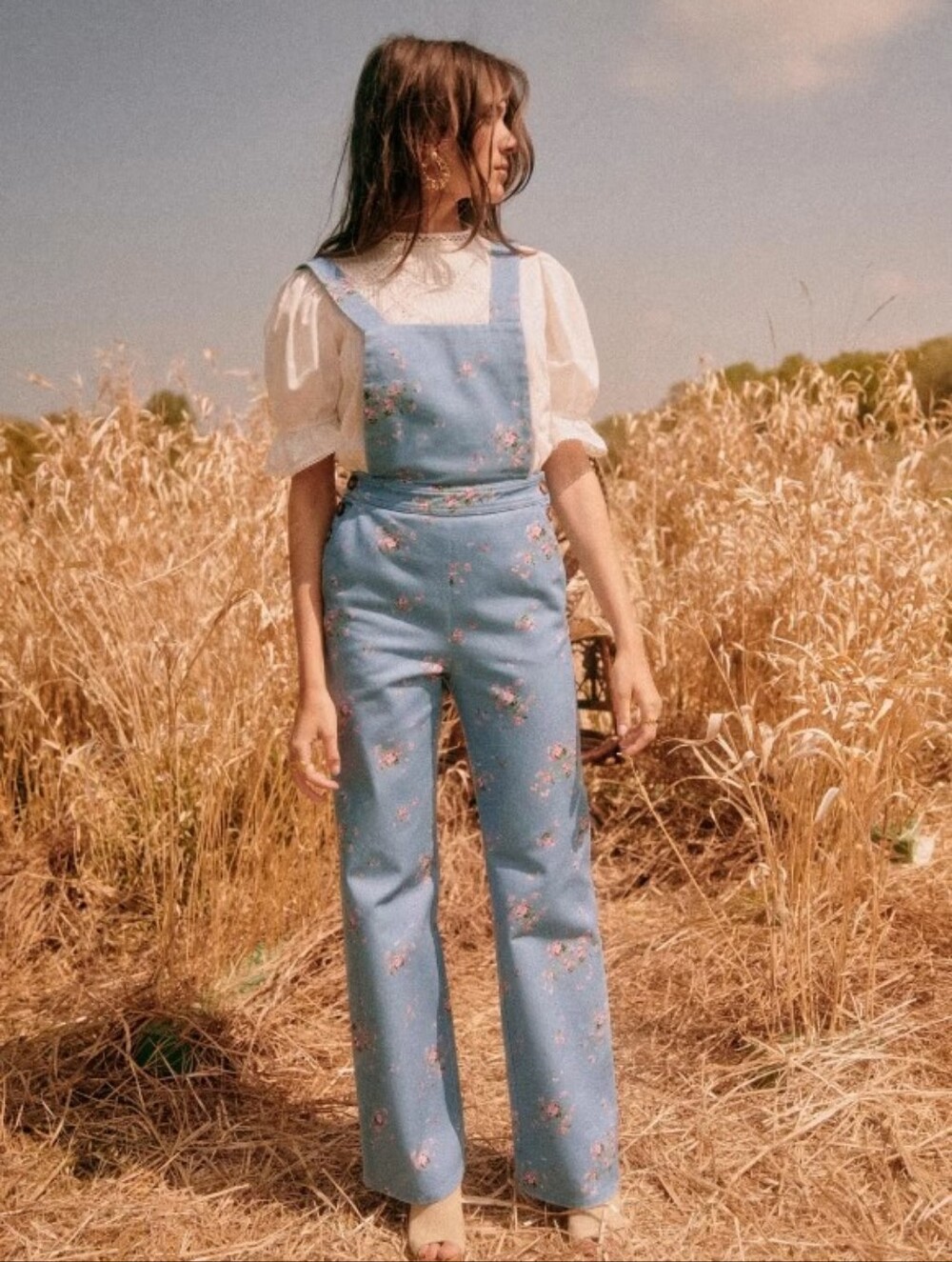 Sézane Lenna Floral Jumpsuit - US4 - Picture 2 of 8